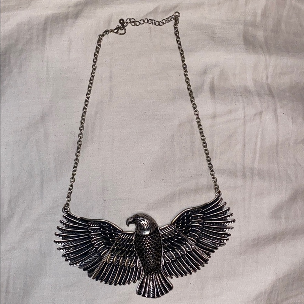 Silver Eagle necklace
